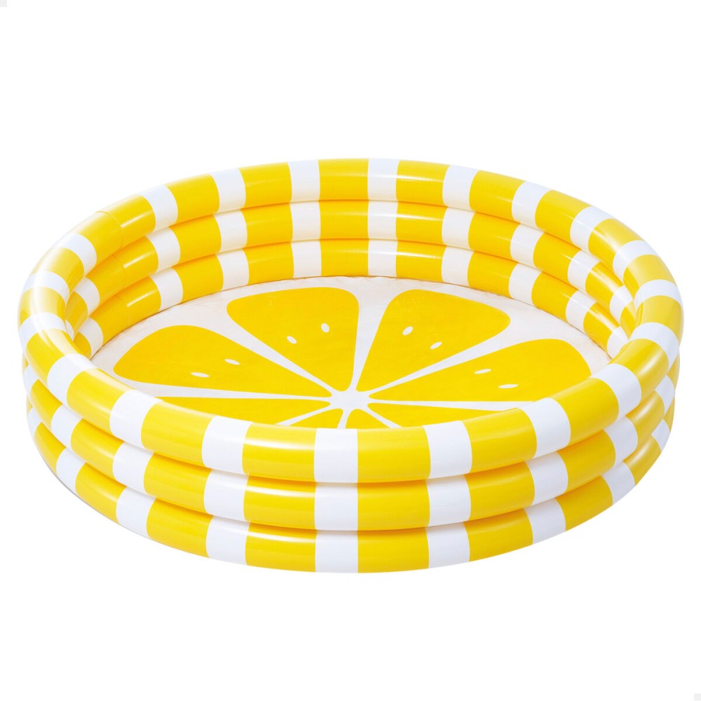 Pataugeoire gonflable pour enfants Intex Citron 147 x 33 x 147 cm Jaune (6 Unités)