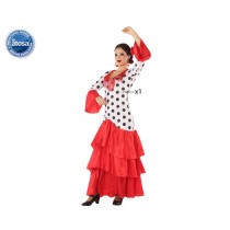 Costume for Adults Flamenca Red Spain