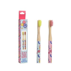 Brosse à Dents Take Care Smiley World (2 Pièces)