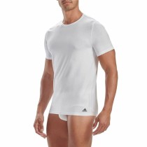 Herren Kurzarm-T-Shirt Adidas Ss Tee Crew Active Core Cotton Weiß 3 Stück