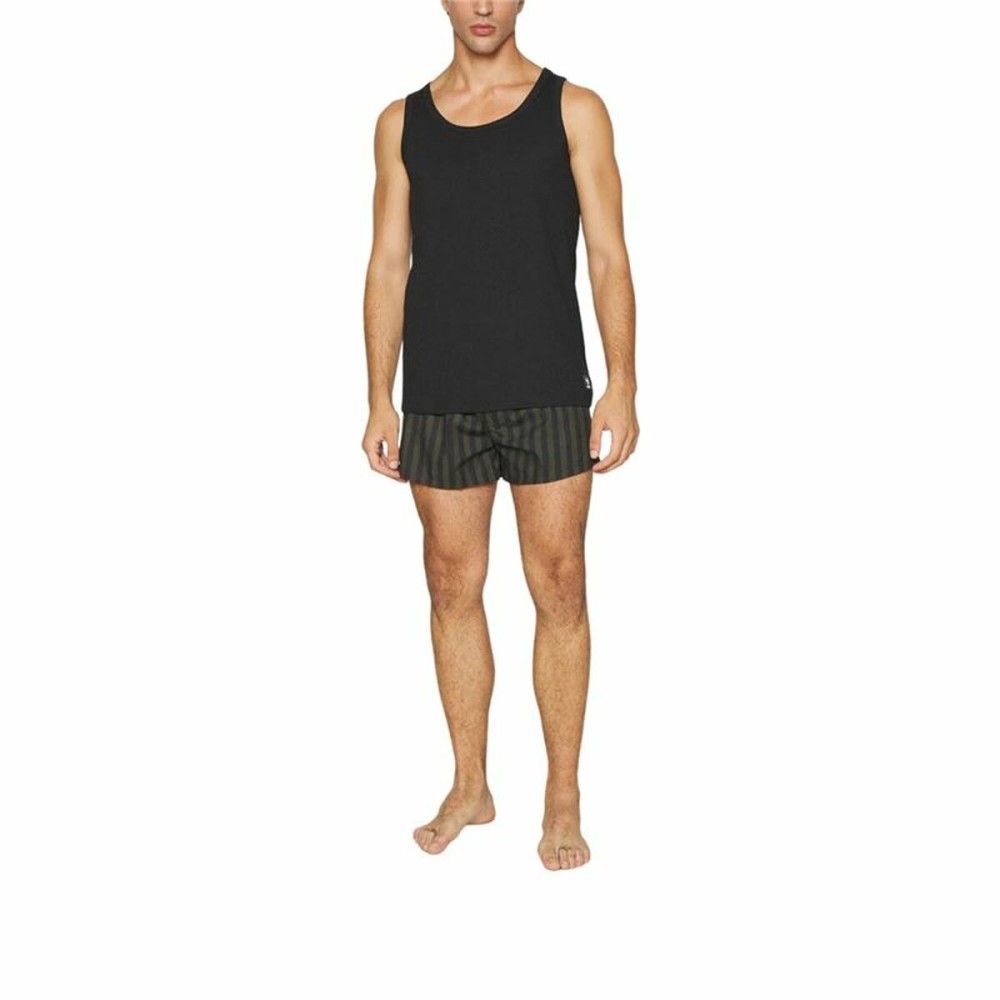 Tanktop Mann Adidas Active Flex Cotton Schwarz 2 Stück