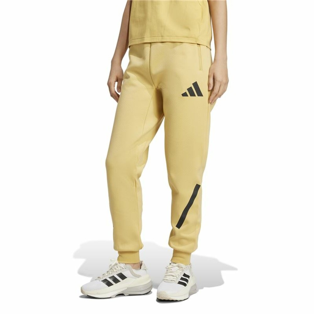 Lange Sporthose Adidas Z.N.E. Gelb Damen