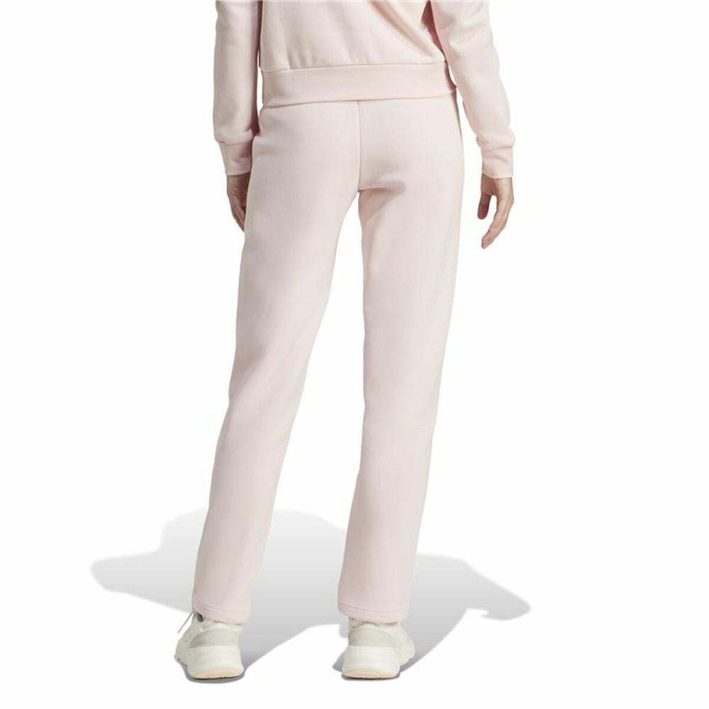 Lange Sporthose Adidas Essentials Small Logo Feel Cozy Open Rosa Damen