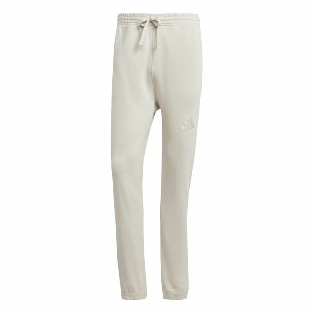 Lange Sporthose Adidas All Szn French Terry Regular Tapered Weiß Beige Herren