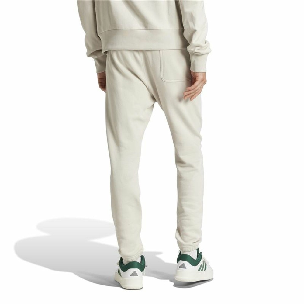 Lange Sporthose Adidas All Szn French Terry Regular Tapered Weiß Beige Herren