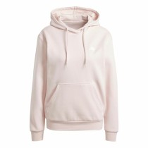 Sweat à capuche femme Adidas Essentials Blanc Rose