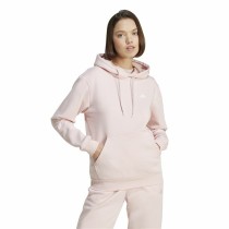 Sweat à capuche femme Adidas Essentials Blanc Rose