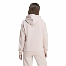 Sweat à capuche femme Adidas Essentials Blanc Rose