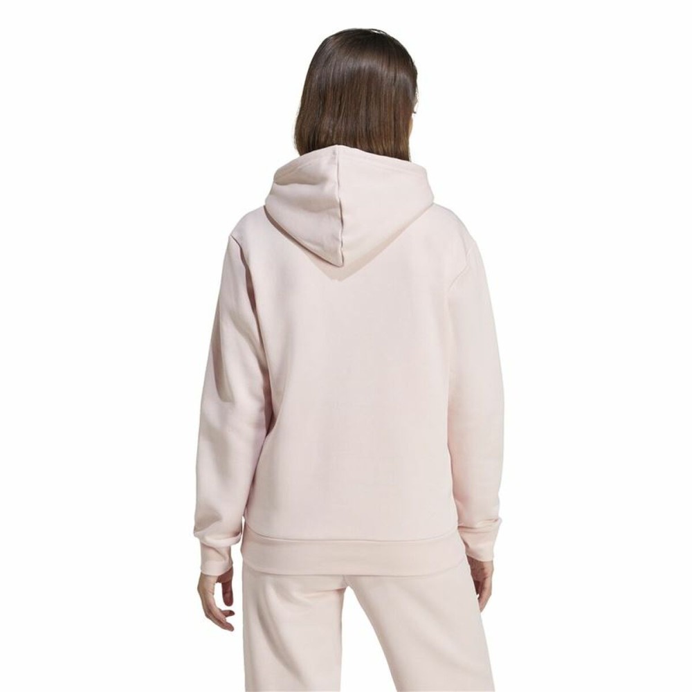 Sweat à capuche femme Adidas Essentials Blanc Rose