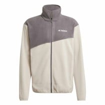 Fleece Adidas Terrex Multi Full Zip Fleece Beige Herren