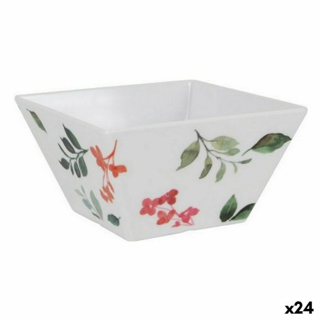 Schüssel für Vorspeisen La Mediterránea Petunia Melamine Glanz 13 x 13 x 7 cm (24 Stück)