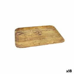 Schale La Mediterránea Holz Melamine 27 x 21,5 x 1,5 cm (18 Stück)