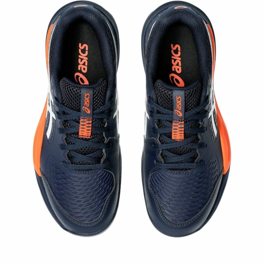 Women's Tennis Shoes Asics Gel-Resolution X Gs Clay Black Dark blue