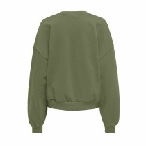 Women’s Sweatshirt without Hood Only Only Onlkatya L/S Love Olive