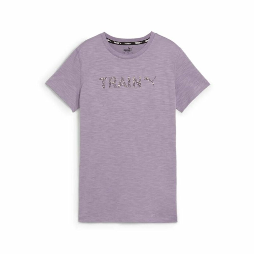 T-shirt à manches courtes femme Puma Graphic Train Lavande