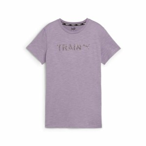 T-shirt à manches courtes femme Puma Graphic Train Lavande