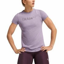 T-shirt à manches courtes femme Puma Graphic Train Lavande