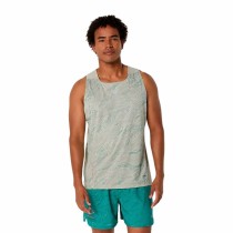 Tanktop Mann Asics Fujitrail Singlet Grau Hellgrau