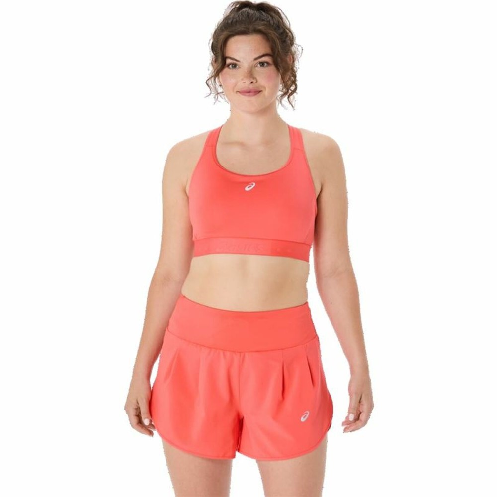 Sport-BH Asics Road Compression Lachsfarben