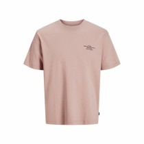Herren Kurzarm-T-Shirt Jack & Jones Jprblachad Brandingw Neck