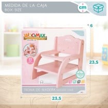 Chaise pour poupées Woomax 16,5 x 21 x 20 cm Rose 6 Unités