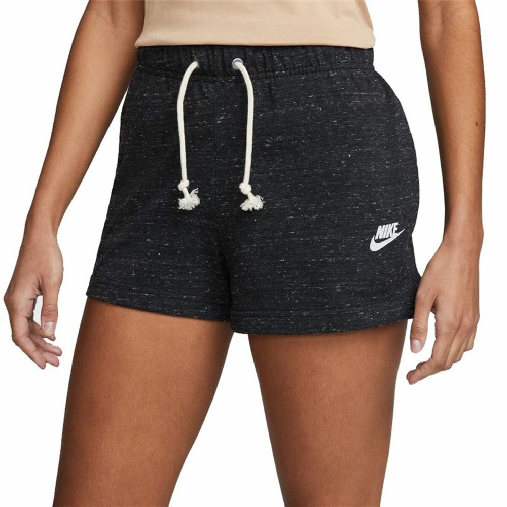 Damen-Sportshorts Nike Sportswear Gym Vintage Schwarz