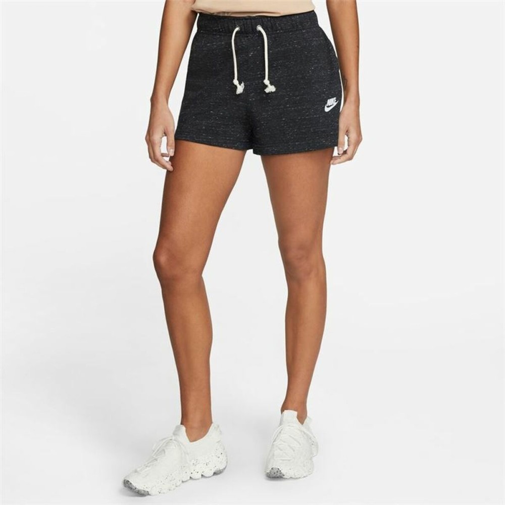 Damen-Sportshorts Nike Sportswear Gym Vintage Schwarz