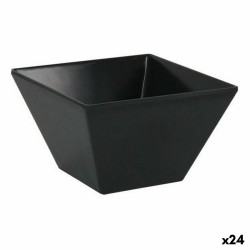 Bol pour Apéritifs La Mediterránea Mélamine Anthracite 10 x 10 x 6 cm (24 Unités)