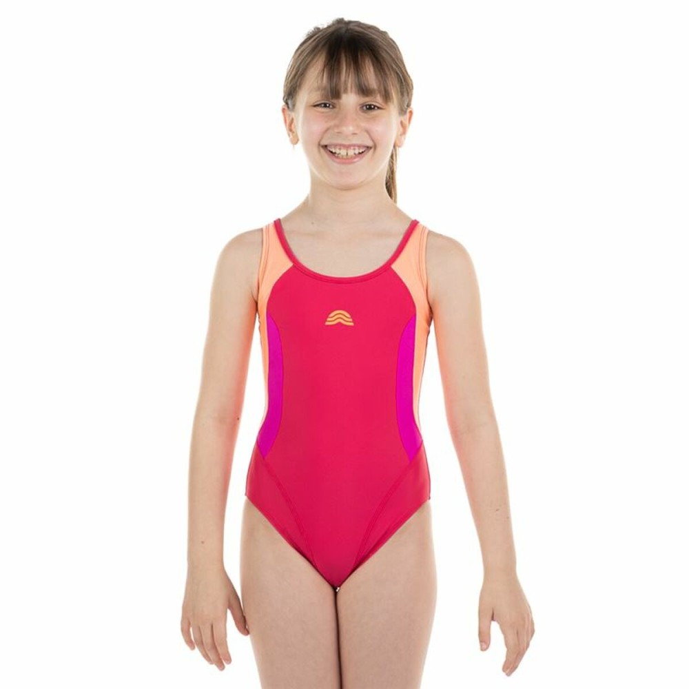 Maillot de Bain Fille Aquarapid Libe Rose Fuchsia