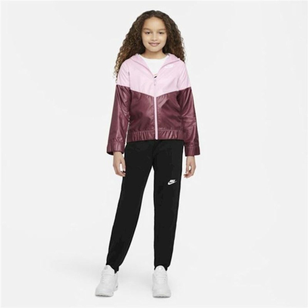 Veste de Sport pour Enfants Nike Sportswear Windrunner Rose