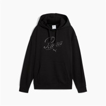 Sweat à capuche femme Puma Puma Essentials Script Comfort H Noir