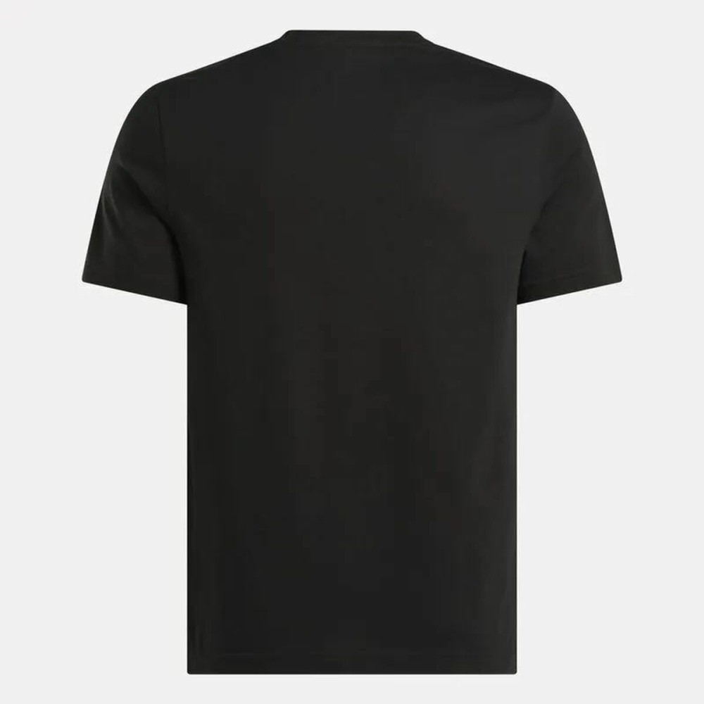 Men’s Short Sleeve T-Shirt Reebok Identity Big Black