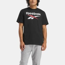 Men’s Short Sleeve T-Shirt Reebok Identity Big Black