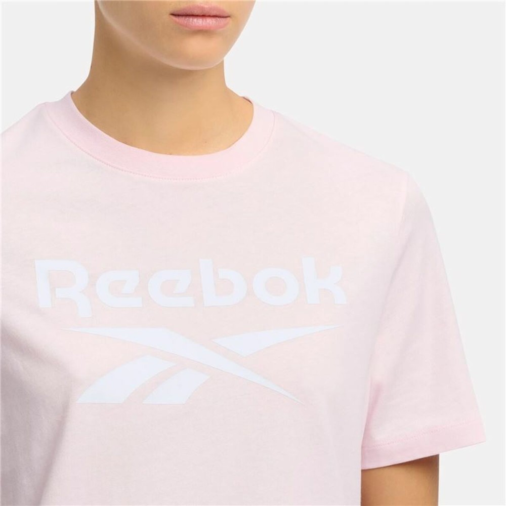 Women’s Short Sleeve T-Shirt Reebok Identity Big Pink
