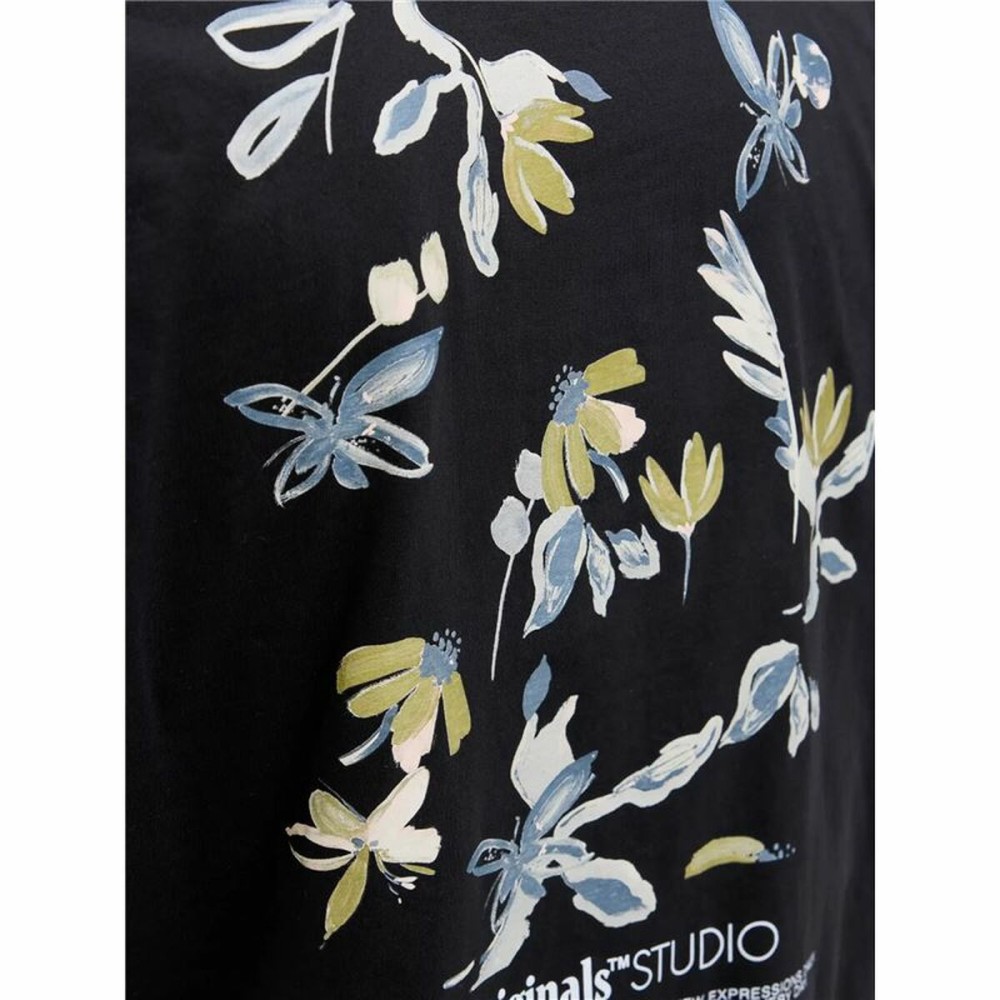 Men’s Short Sleeve T-Shirt Jack & Jones Jorvarenna Painted Black