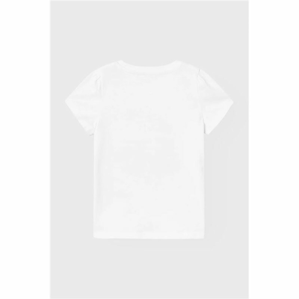 Kurzarm-T-Shirt für Kinder Name It Nmfvibeke Capsl Weiß