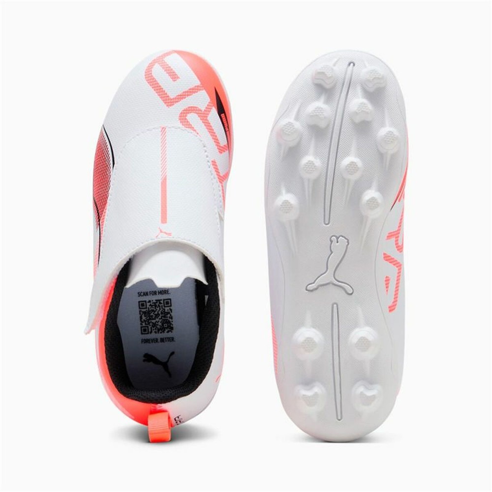 Chaussures de foot pour Enfants Puma Blanc