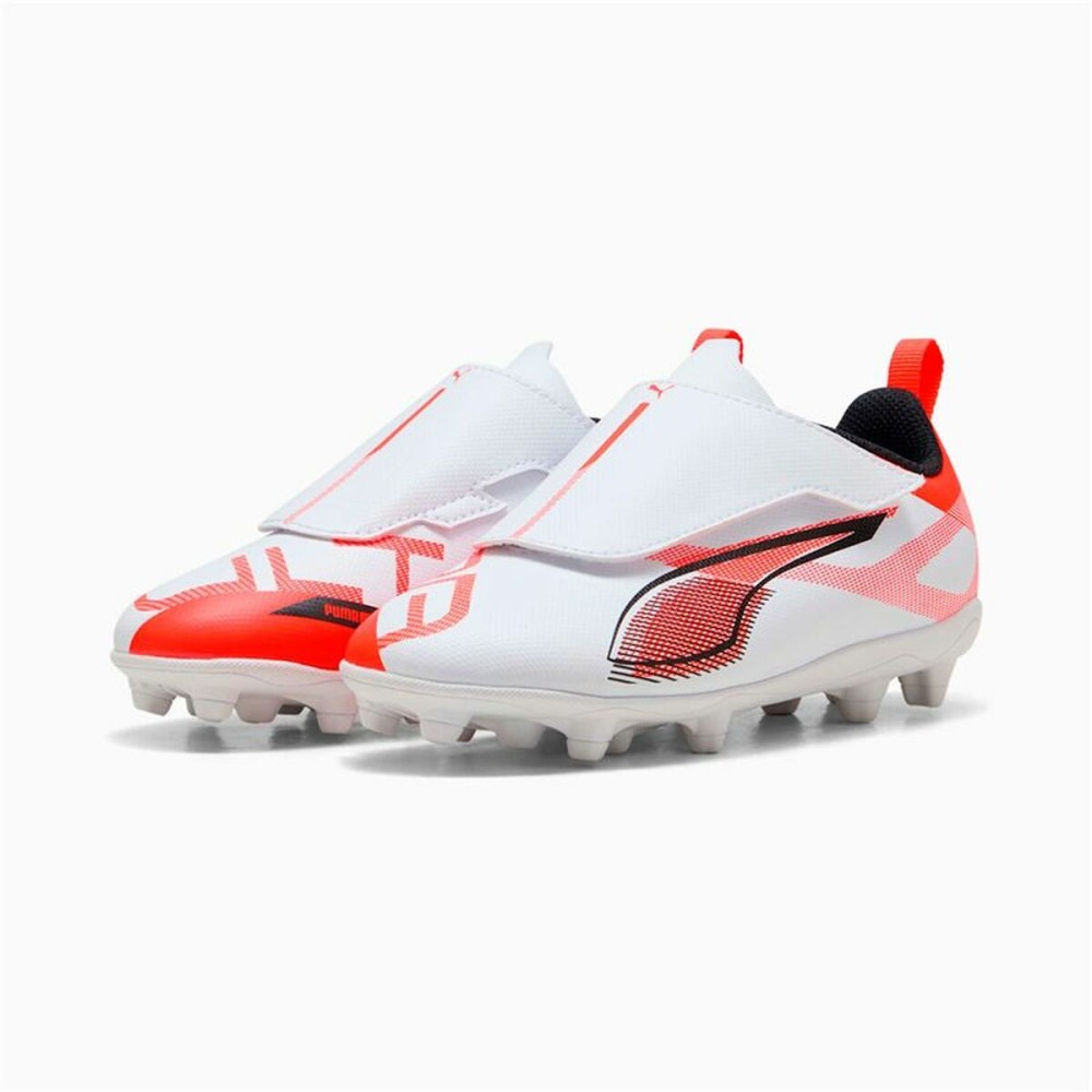 Chaussures de foot pour Enfants Puma Blanc