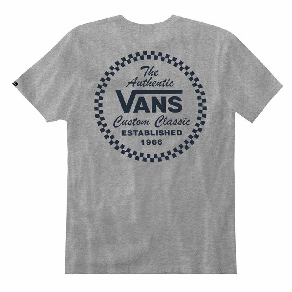 Herren Kurzarm-T-Shirt Vans Custom Class Grau