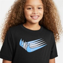 Child's Short Sleeve T-Shirt Nike Sportswear Black