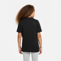 Child's Short Sleeve T-Shirt Nike Sportswear Black