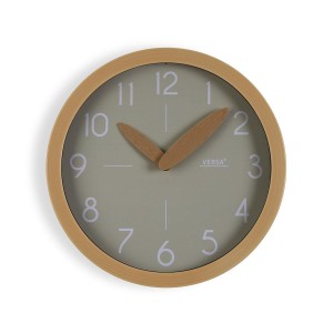 Wanduhr Versa Grau Kunststoff Minimalistisch 4,1 x 30 x 30 cm