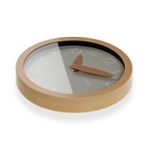 Wanduhr Versa Grau Kunststoff Minimalistisch 4,1 x 30 x 30 cm