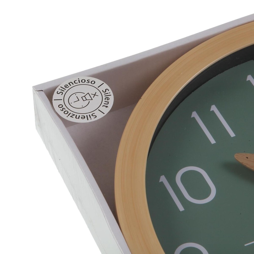 Wanduhr Versa grün Kunststoff Minimalistisch 4,1 x 30 x 30 cm