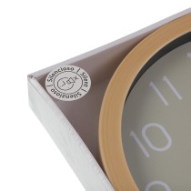 Wanduhr Versa Grau Kunststoff Minimalistisch 4,1 x 30 x 30 cm