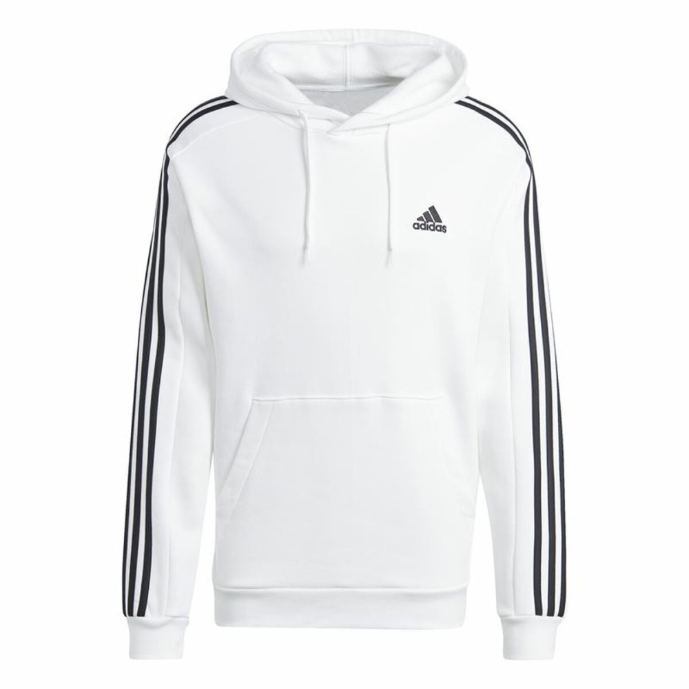 Sweat à capuche homme Adidas 3S Fl Hd Blanc XL