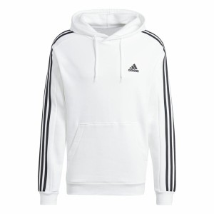 Sweat à capuche homme Adidas 3S Fl Hd Blanc XL