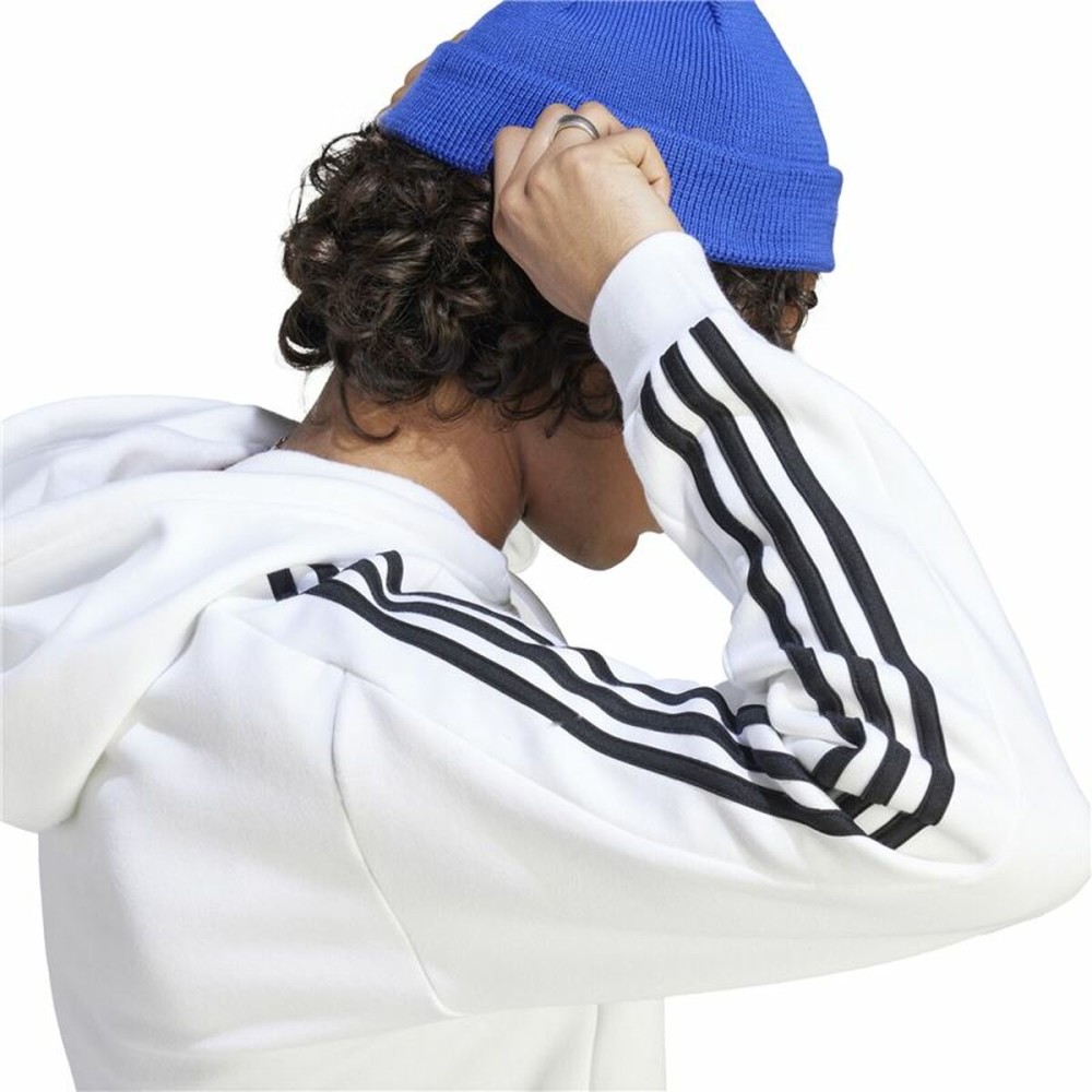Sweat à capuche homme Adidas 3S Fl Hd Blanc XL
