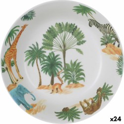 Deep Plate La Mediterránea Sauvage Melamin 20 x 20 x 5 cm (24 Units)