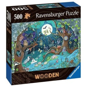 Puzzle Ravensburger 17516 Fantasy Forest Wood 500 Pieces